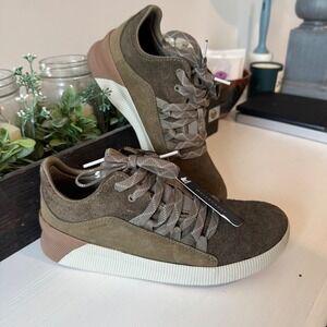 Sorel Out N About III Low Waterproof Sneakers Sage Brown LL4725-365 Womens 8